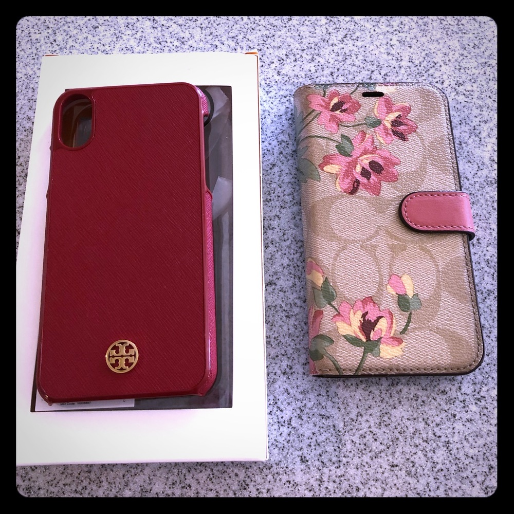 Tory Burch and Coach iphone X cover
